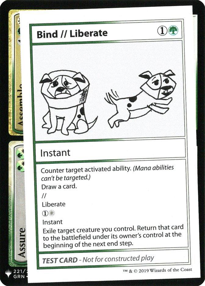 Bind // Liberate [Mystery Booster Playtest Cards] | Silver Goblin