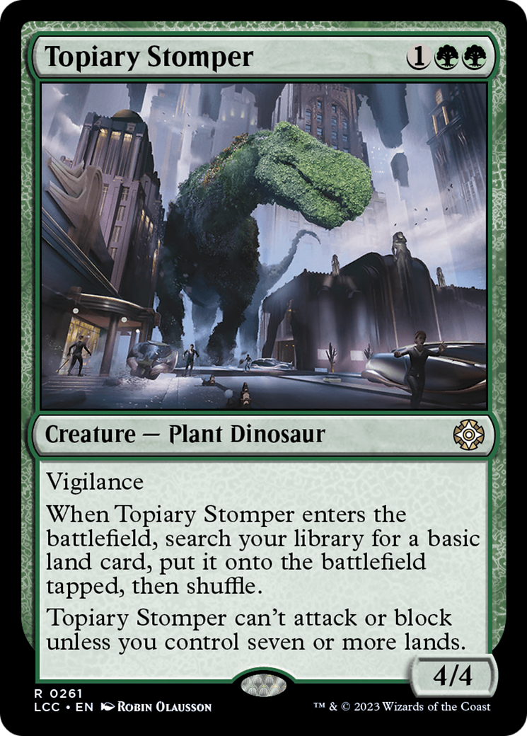 Topiary Stomper [The Lost Caverns of Ixalan Commander] | Silver Goblin