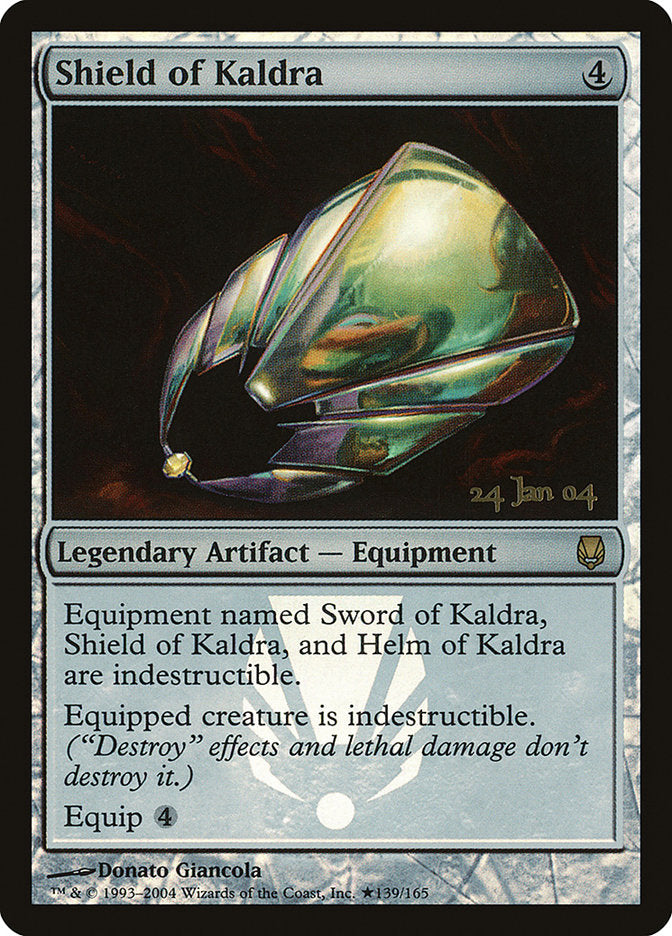 Shield of Kaldra [Darksteel Promos] | Silver Goblin