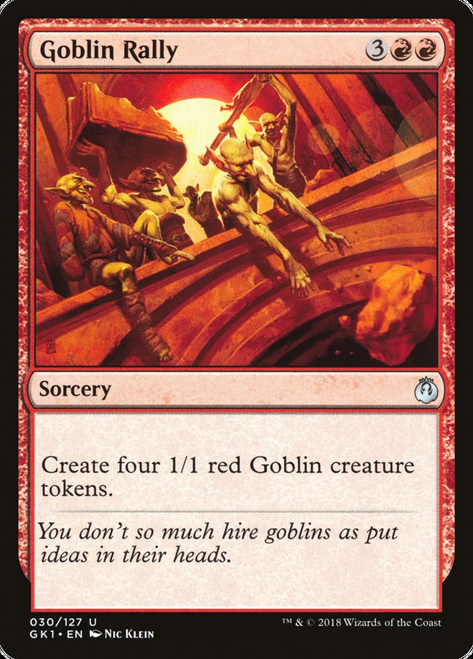Goblin Rally [Guilds of Ravnica Guild Kit] | Silver Goblin