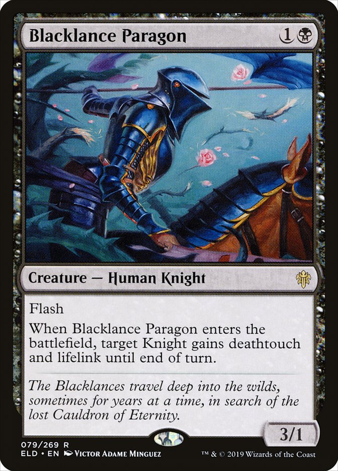 Blacklance Paragon [Throne of Eldraine] | Silver Goblin