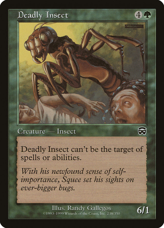 Deadly Insect [Mercadian Masques] | Silver Goblin
