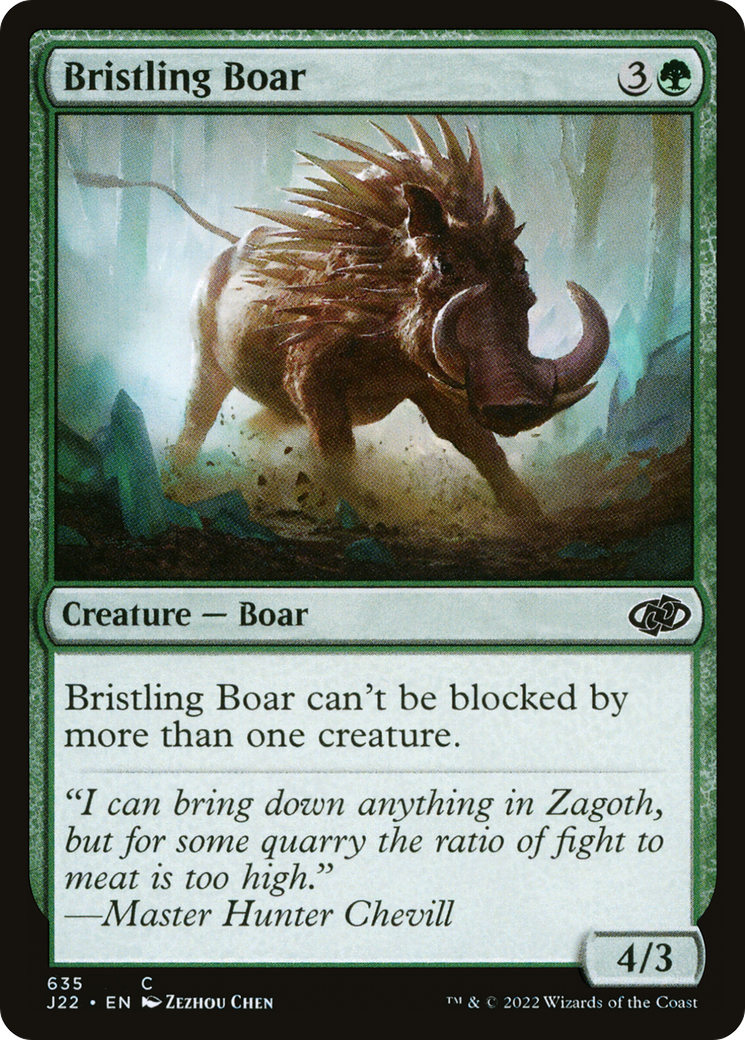 Bristling Boar [Jumpstart 2022] | Silver Goblin