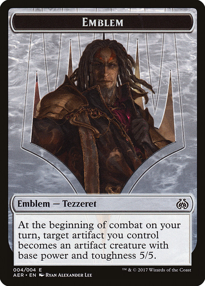Tezzeret the Schemer Emblem [Aether Revolt Tokens] | Silver Goblin