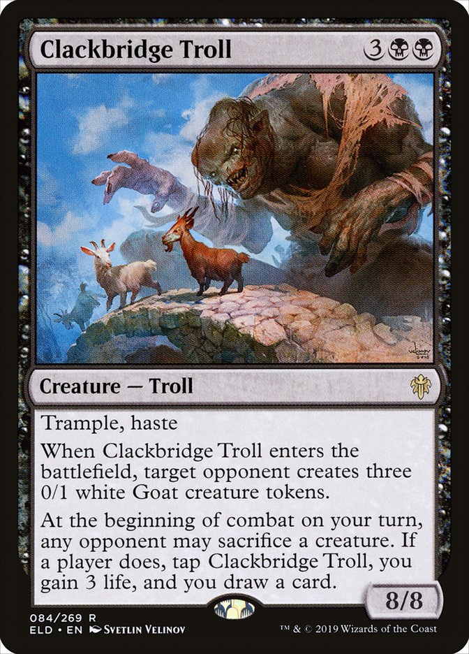 Clackbridge Troll [Throne of Eldraine] | Silver Goblin