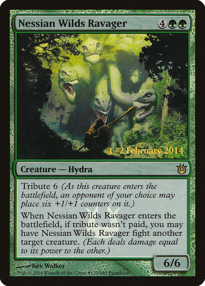 Nessian Wilds Ravager [Born of the Gods Prerelease Promos] | Silver Goblin