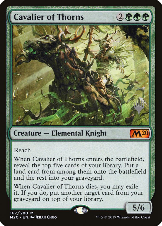 Cavalier of Thorns (Promo Pack) [Core Set 2020 Promos] | Silver Goblin