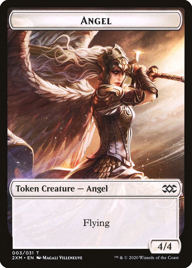 Angel Token [Double Masters Tokens] | Silver Goblin