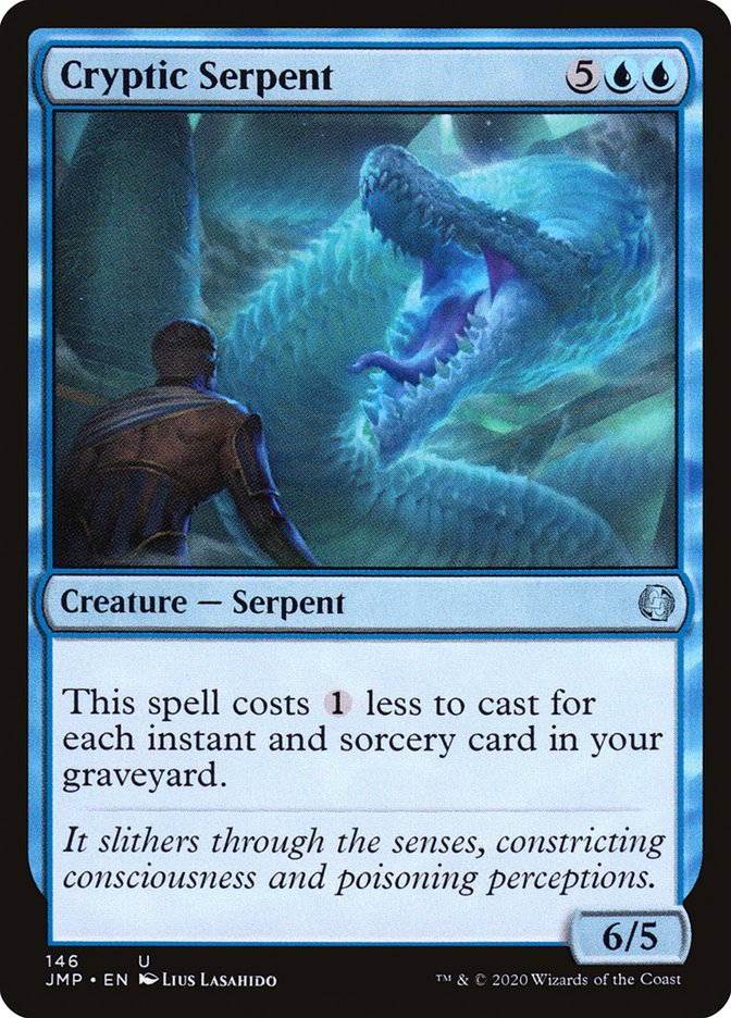 Cryptic Serpent [Jumpstart] | Silver Goblin