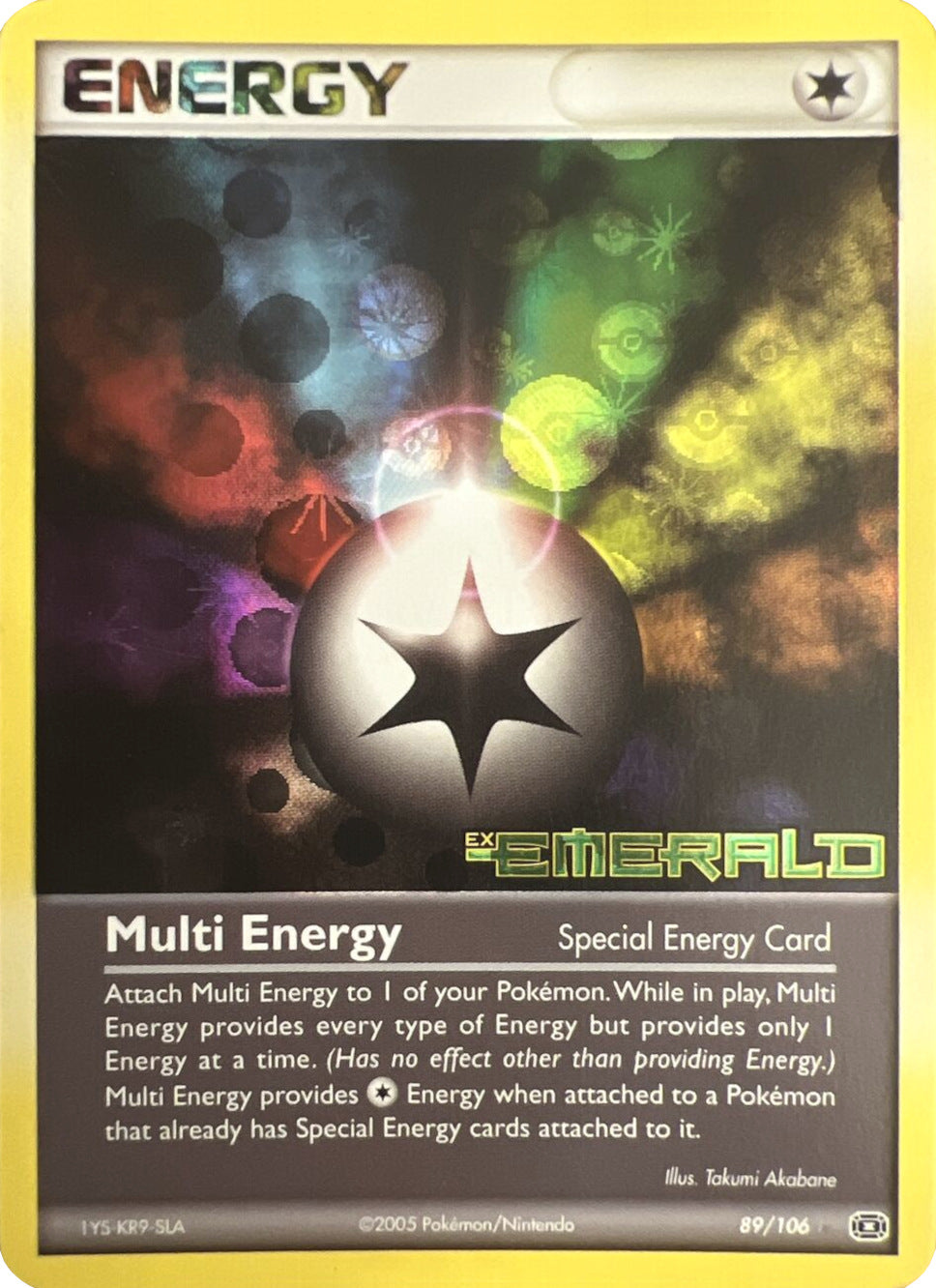 Multi Energy (89/106) (Stamped) [EX: Emerald] | Silver Goblin