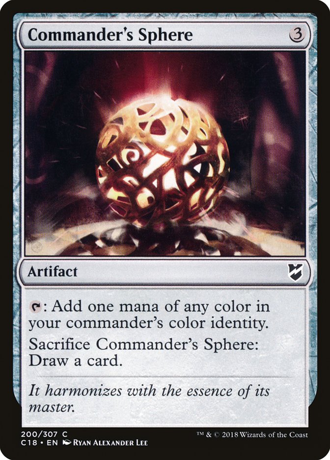 Commander's Sphere [Commander 2018] | Silver Goblin