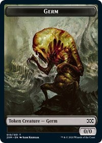 Germ // Human Soldier Double-Sided Token [Double Masters Tokens] | Silver Goblin