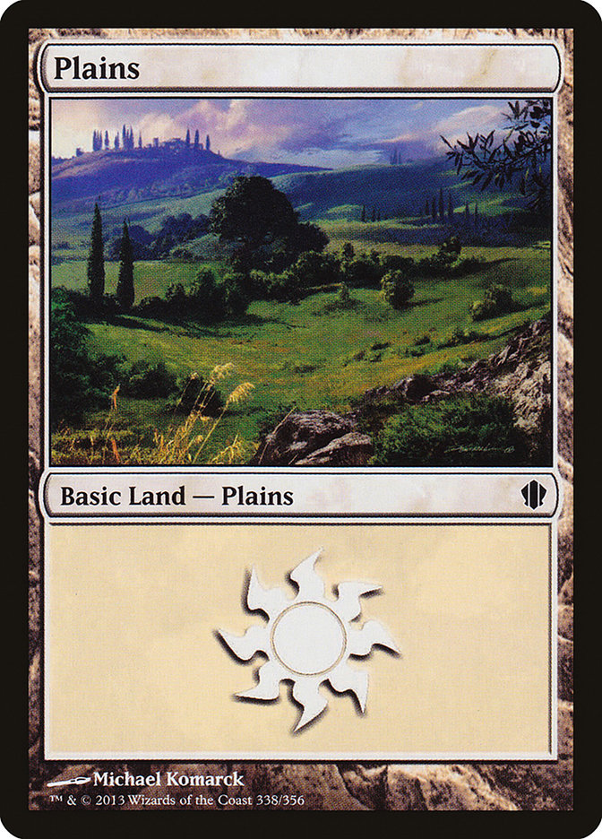 Plains (338) [Commander 2013] | Silver Goblin