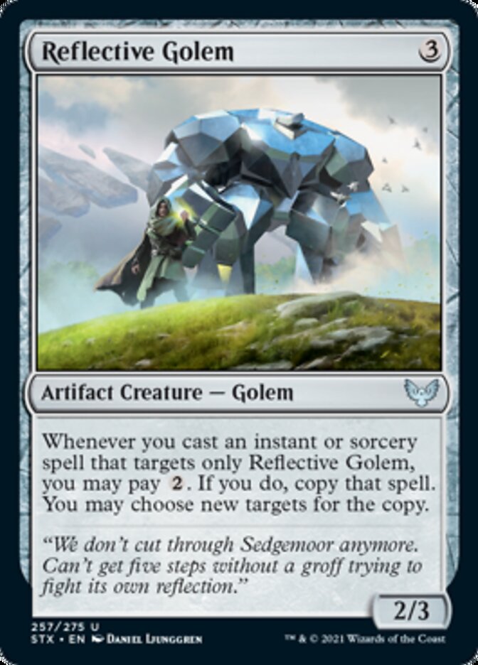 Reflective Golem [Strixhaven: School of Mages] | Silver Goblin
