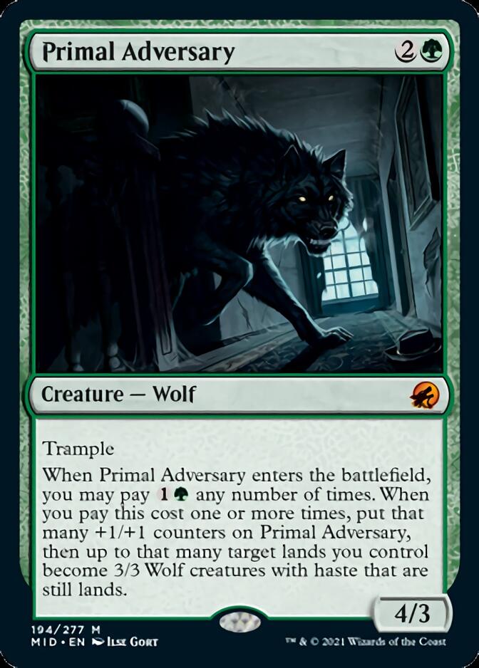 Primal Adversary [Innistrad: Midnight Hunt] | Silver Goblin