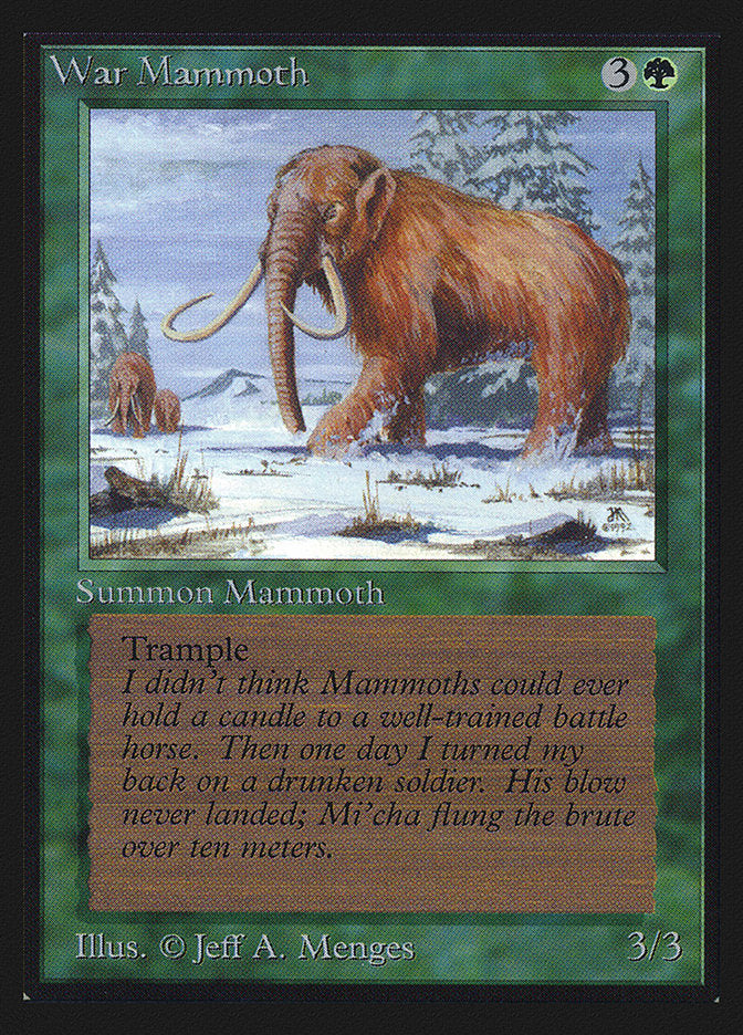 War Mammoth [International Collectors' Edition] | Silver Goblin