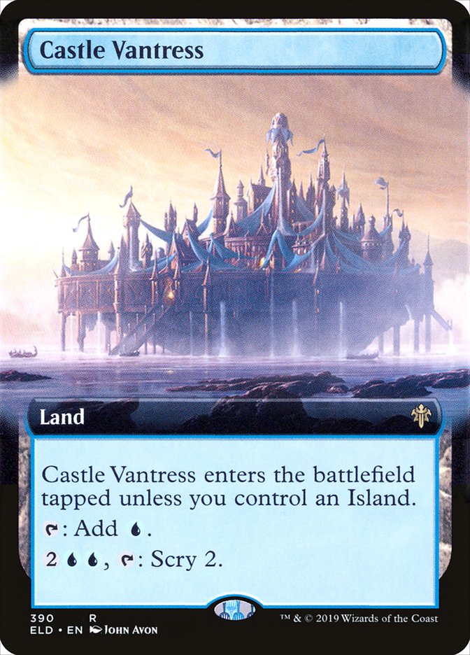Castle Vantress (Extended Art) [Throne of Eldraine] | Silver Goblin