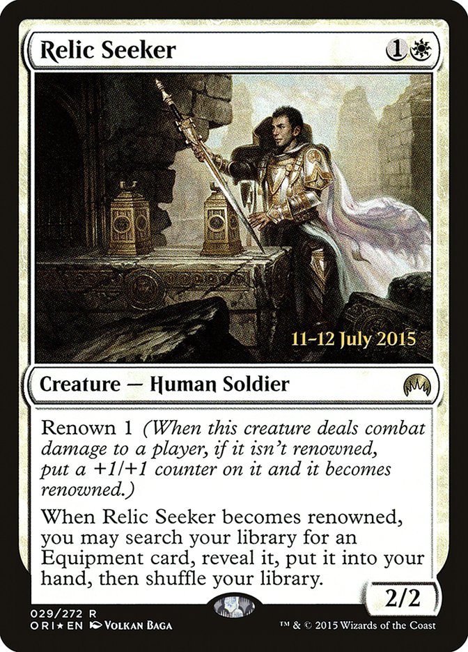 Relic Seeker [Magic Origins Prerelease Promos] | Silver Goblin