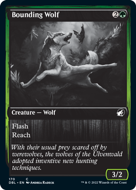 Bounding Wolf [Innistrad: Double Feature] | Silver Goblin