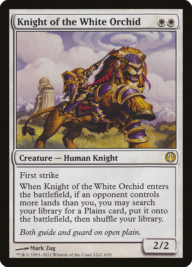 Knight of the White Orchid [Duel Decks: Knights vs. Dragons] | Silver Goblin