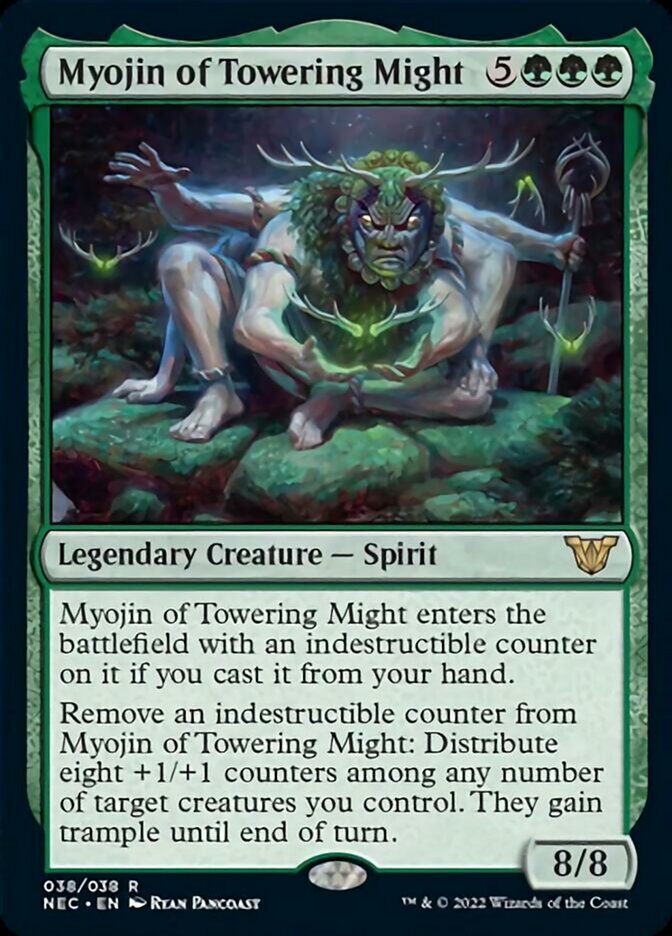 Myojin of Towering Might [Kamigawa: Neon Dynasty Commander] | Silver Goblin