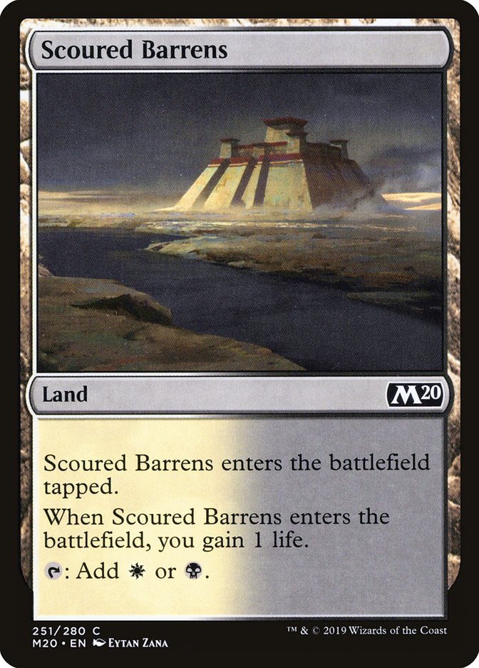 Scoured Barrens [Core Set 2020] | Silver Goblin