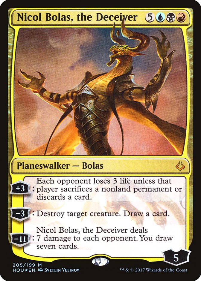 Nicol Bolas, the Deceiver [Hour of Devastation] | Silver Goblin