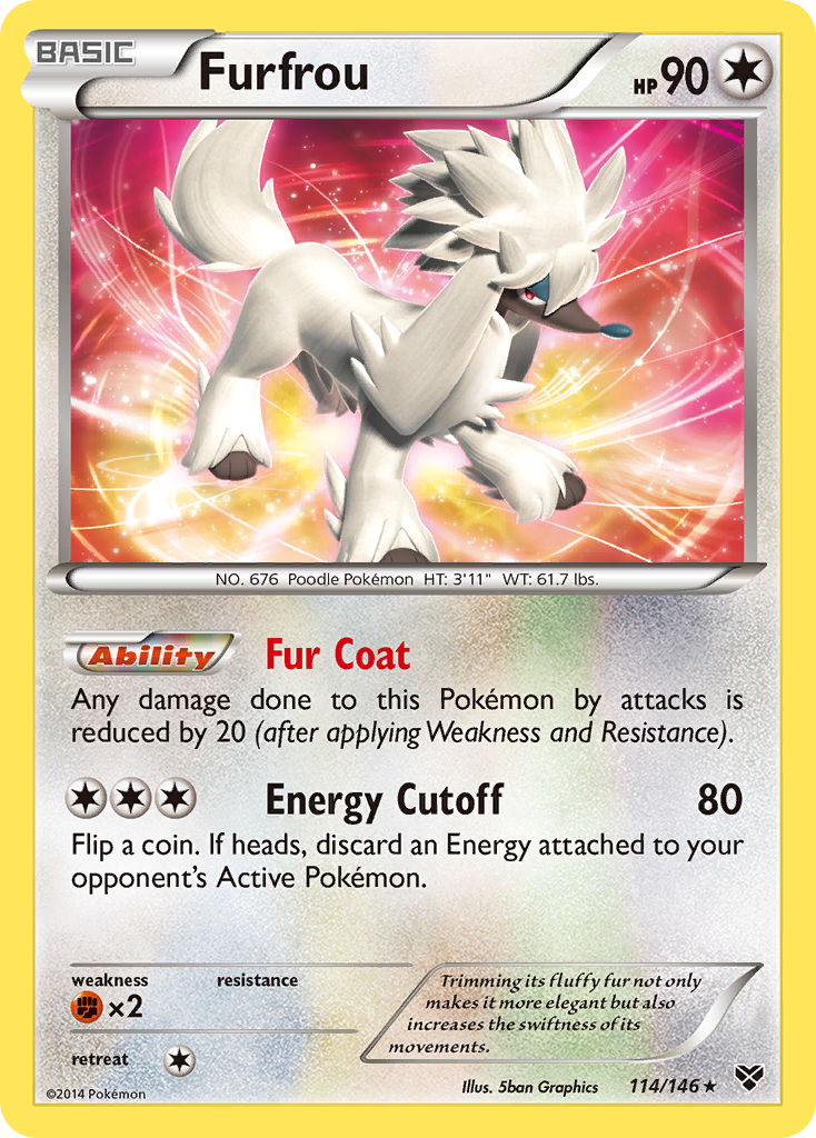 Furfrou (114/146) [XY: Base Set] | Silver Goblin