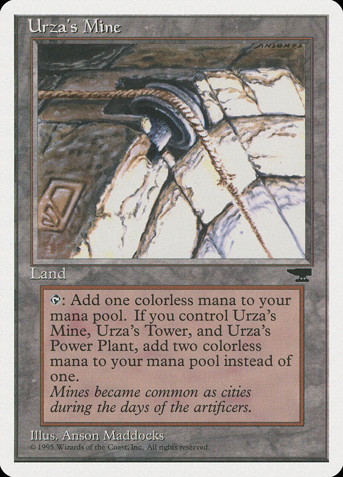 Urza's Mine (Pulley Embedded in Stone) [Chronicles] | Silver Goblin