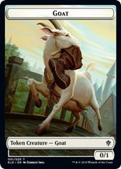 Goat // Food (15) Double-Sided Token [Throne of Eldraine Tokens] | Silver Goblin