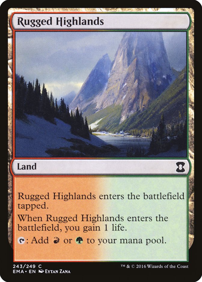 Rugged Highlands [Eternal Masters] | Silver Goblin