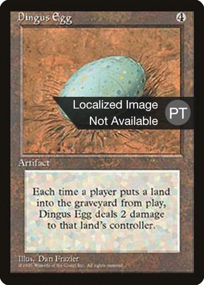 Dingus Egg [Fourth Edition (Foreign Black Border)] | Silver Goblin