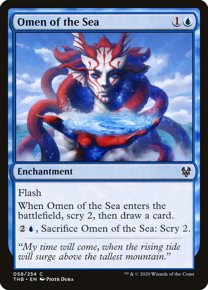 Omen of the Sea [Theros Beyond Death] | Silver Goblin
