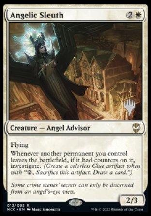 Angelic Sleuth (Promo Pack) [Streets of New Capenna Commander Promos] | Silver Goblin