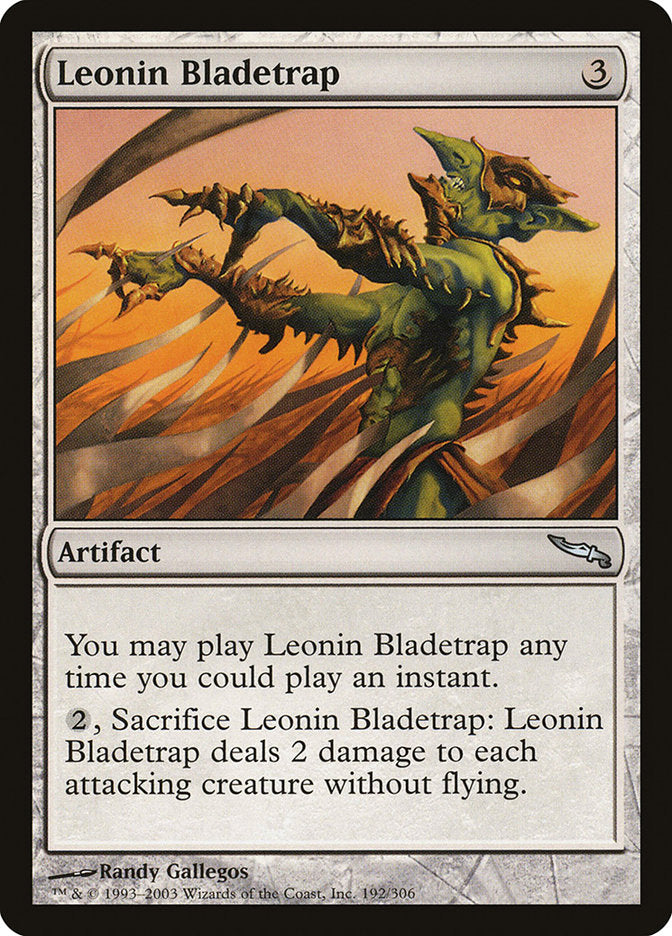 Leonin Bladetrap [Mirrodin] | Silver Goblin