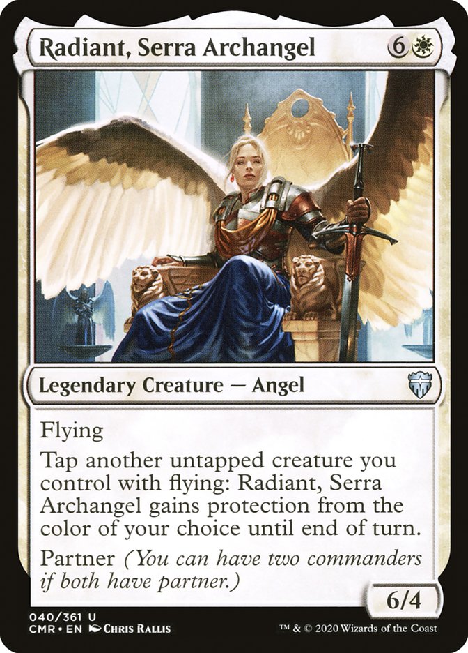 Radiant, Serra Archangel [Commander Legends] | Silver Goblin
