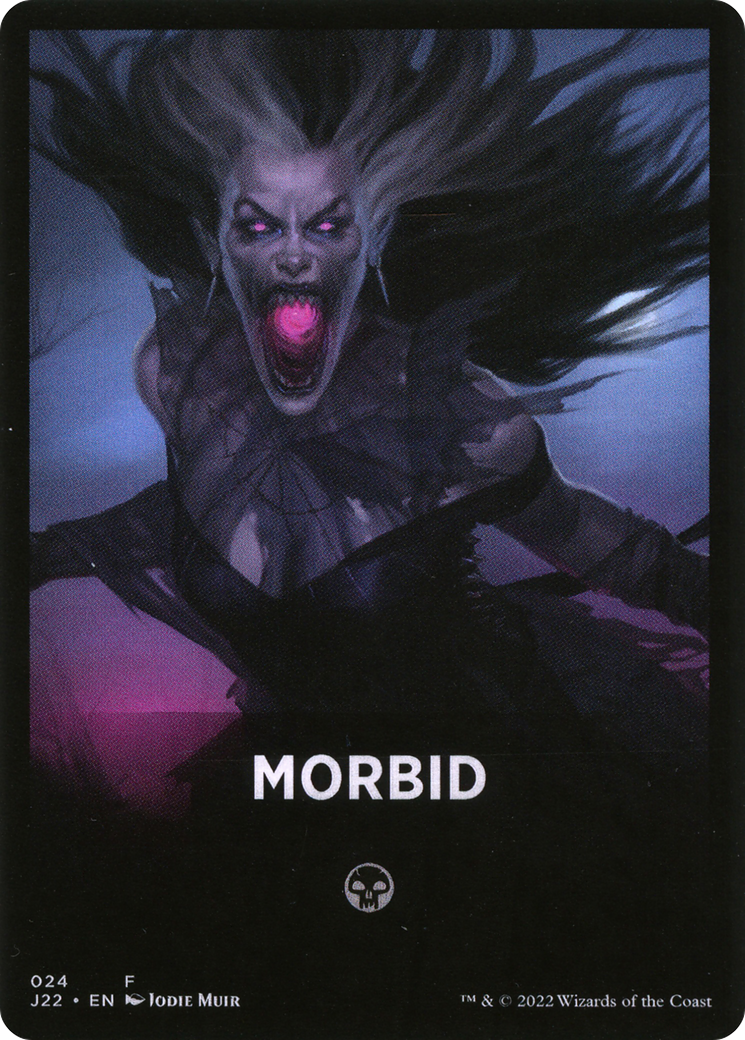 Morbid Theme Card [Jumpstart 2022 Front Cards] | Silver Goblin