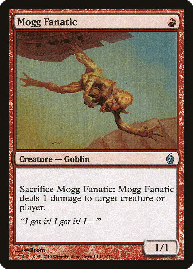 Mogg Fanatic [Premium Deck Series: Fire and Lightning] | Silver Goblin