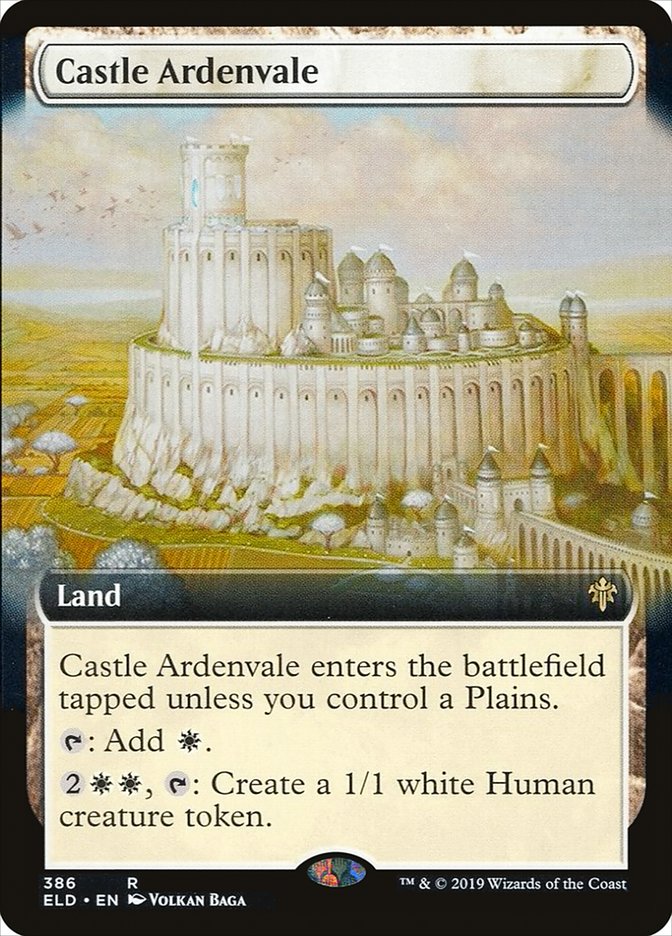 Castle Ardenvale (Extended Art) [Throne of Eldraine] | Silver Goblin