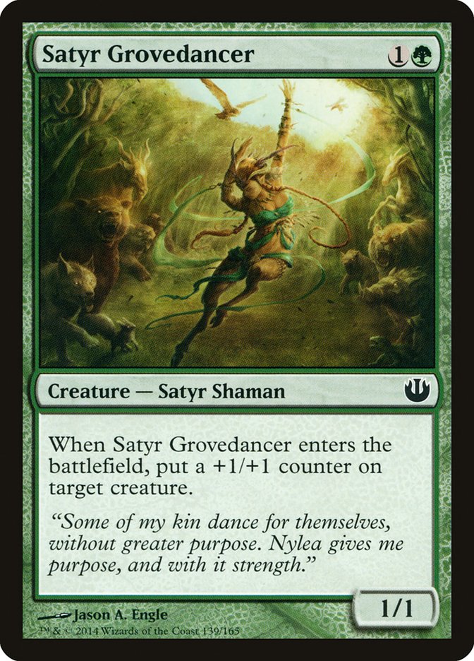 Satyr Grovedancer [Journey into Nyx] | Silver Goblin