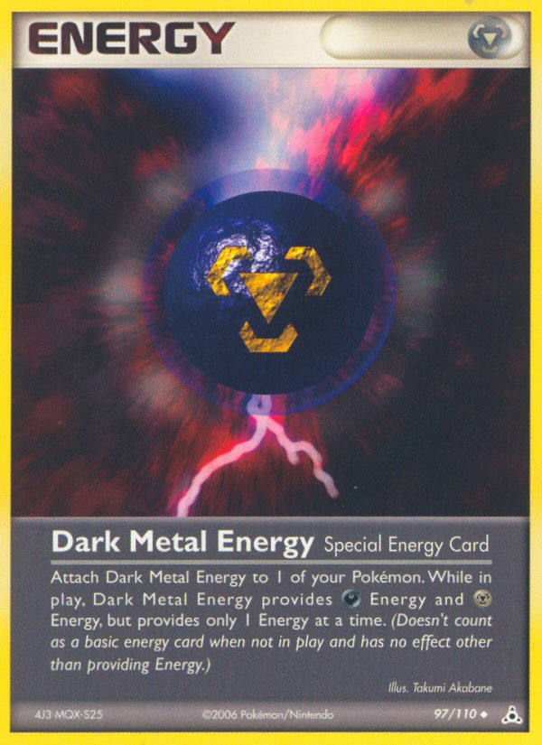 Dark Metal Energy (97/110) [EX: Holon Phantoms] | Silver Goblin