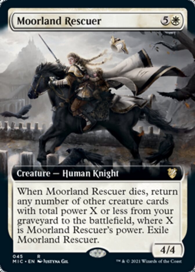 Moorland Rescuer (Extended Art) [Innistrad: Midnight Hunt Commander] | Silver Goblin
