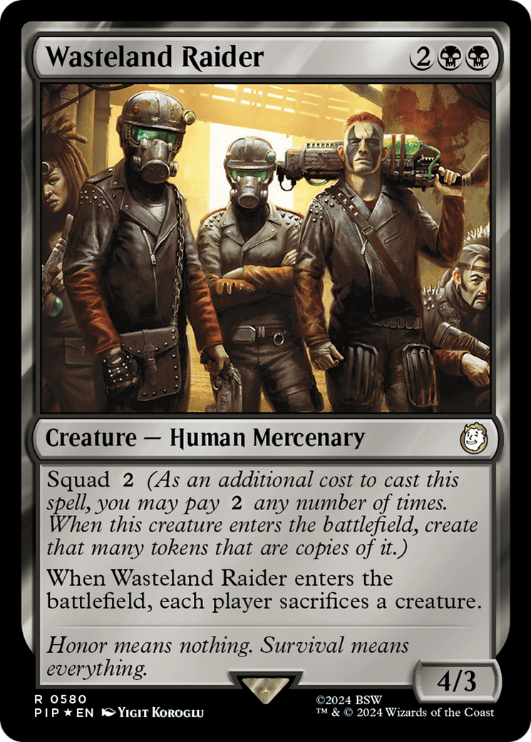 Wasteland Raider (Surge Foil) [Fallout] | Silver Goblin