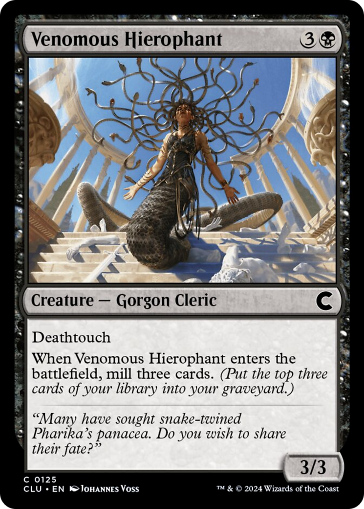 Venomous Hierophant [Ravnica: Clue Edition] | Silver Goblin