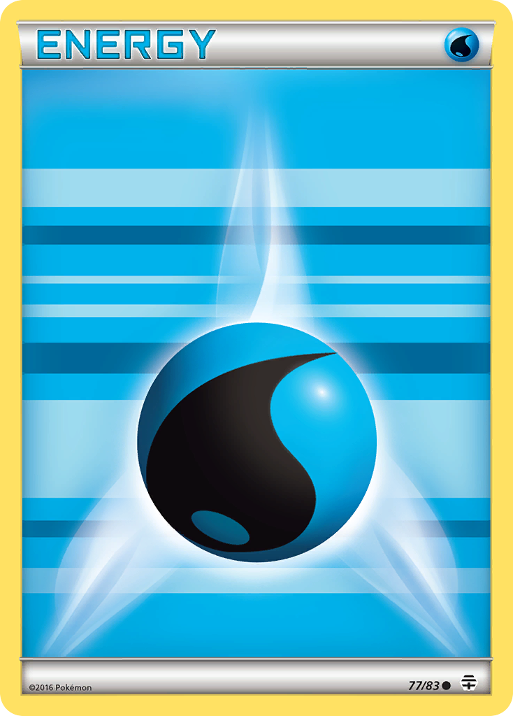 Water Energy (77/83) [XY: Generations] | Silver Goblin