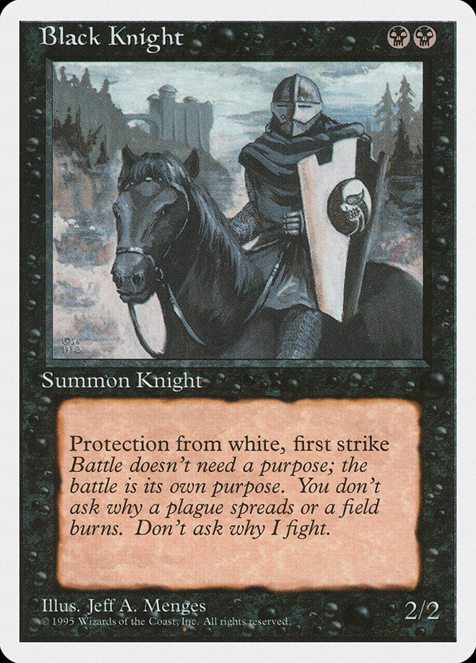 Black Knight [Fourth Edition] | Silver Goblin