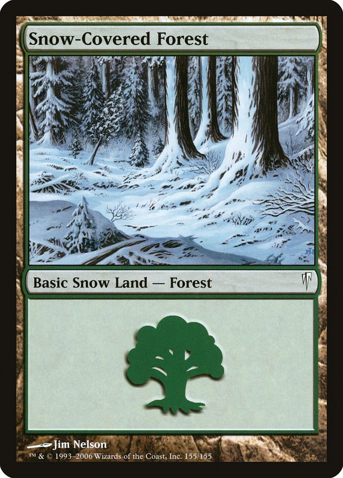 Snow-Covered Forest [Coldsnap] | Silver Goblin