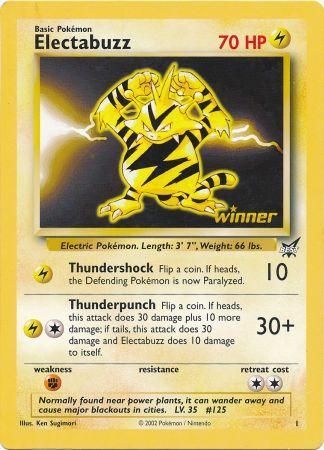 Electabuzz (1) (Jumbo Card) [Best of Promos] | Silver Goblin