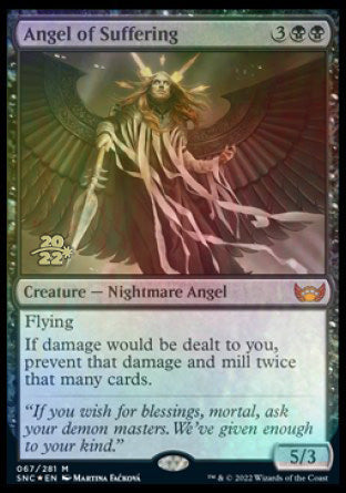 Angel of Suffering [Streets of New Capenna Prerelease Promos] | Silver Goblin