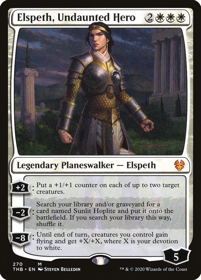 Elspeth, Undaunted Hero [Theros Beyond Death] | Silver Goblin